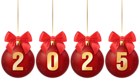 2025 Christmas Balls Transparent PNG Clipart Gallery Yopriceville 2025 Christmas Balls Transparent PNG Clipart